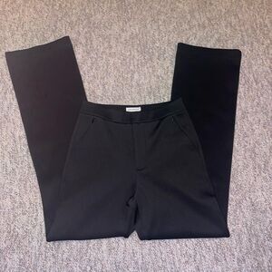Good American Scuba Women's Black Trousers Pants Office Siren Chic Elegant